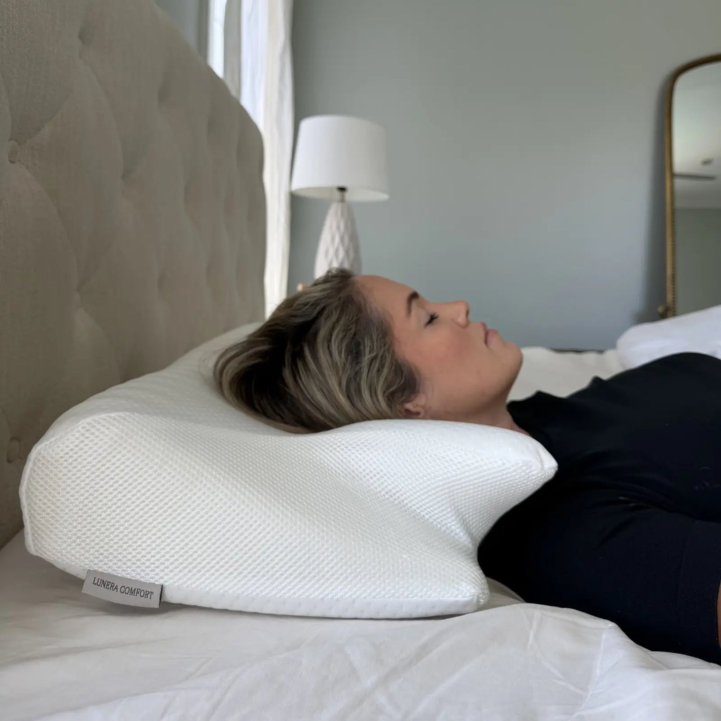 Wake Up Without Neck Pain – Lunera Ergonomic Pillow